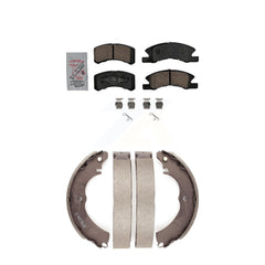 Transit Auto KNN-100113 Disc Brake Pad for 2017-2023 Mitsubishi Mirage, Mitsubishi Mirage G4 - Front and Rear