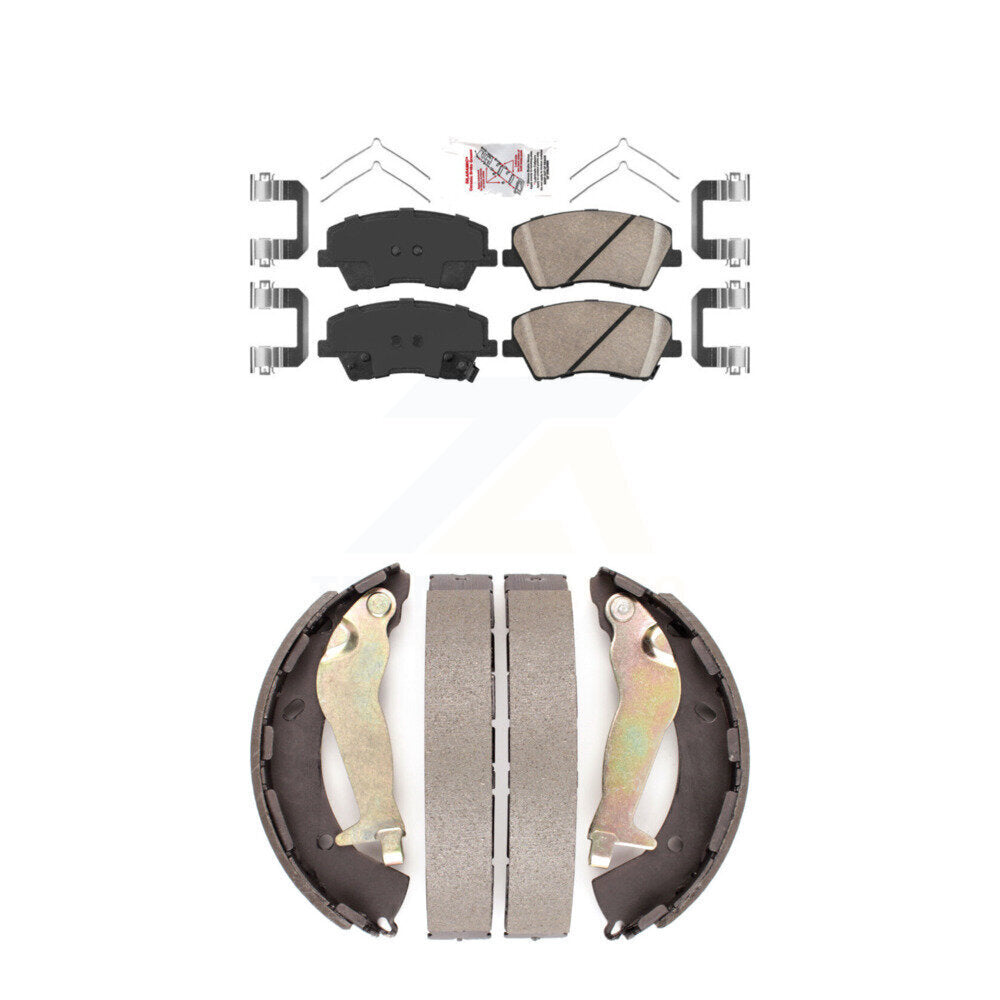 Transit Auto KNN-100130 Disc Brake Pad for 2017-2020 Hyundai Elantra - Front and Rear