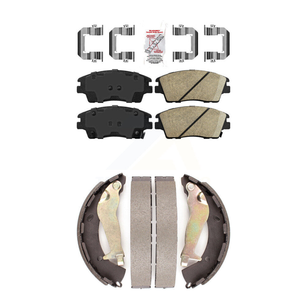 Transit Auto KNN-100131 Disc Brake Pad for 2017-2020 Hyundai Elantra - Front and Rear