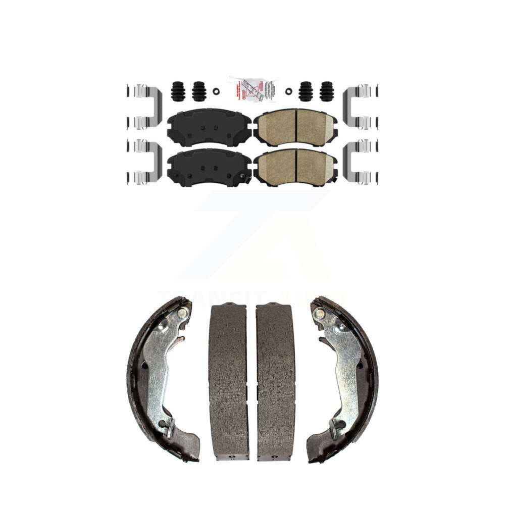Transit Auto KNN-100133 Disc Brake Pad for 2007-2010 Hyundai Elantra - Front and Rear