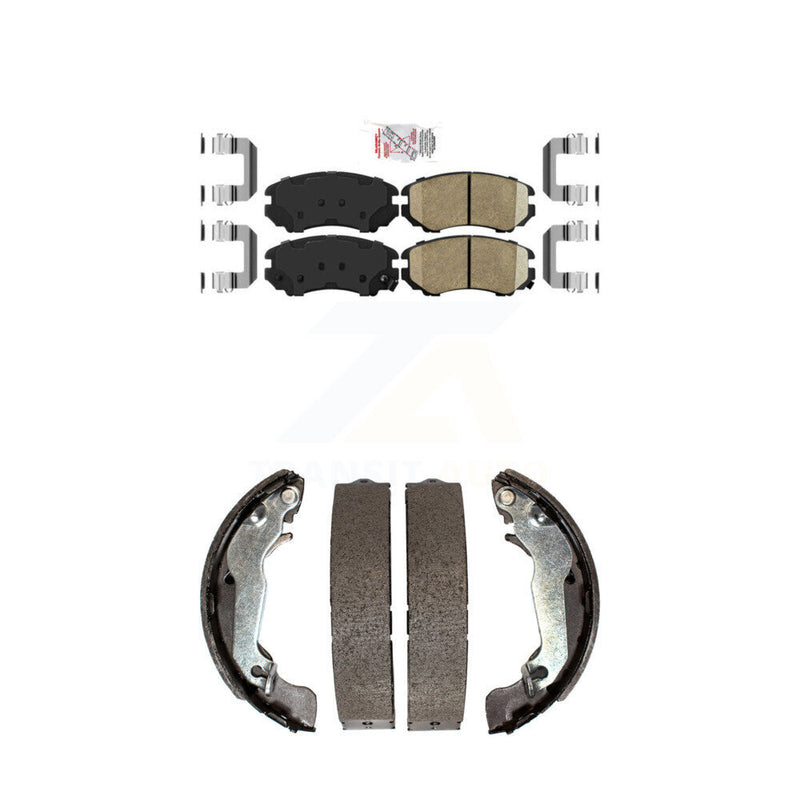 Transit Auto KNN-100135 Disc Brake Pad for 2007-2010 Hyundai Elantra - Front and Rear