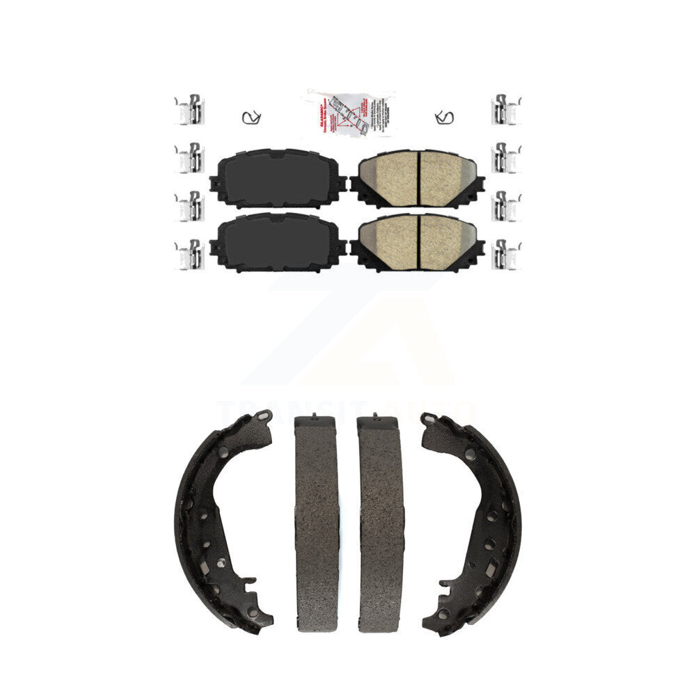 Transit Auto KNN-100139 Disc Brake Pad for 2012-2013 Toyota Yaris - Front and Rear