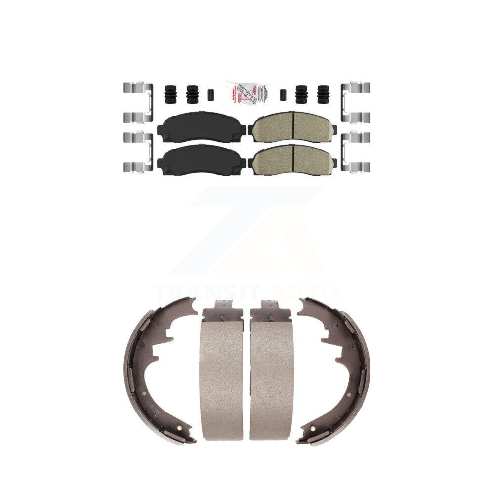 Transit Auto KNN-100171 Disc Brake Pad for 2003-2010 Ford Ranger, Mazda B2300 and More - Front and Rear