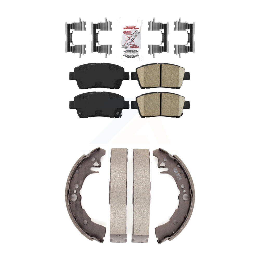 Transit Auto KNN-100198 Disc Brake Pad for 2001-2005 Toyota Echo - Front and Rear