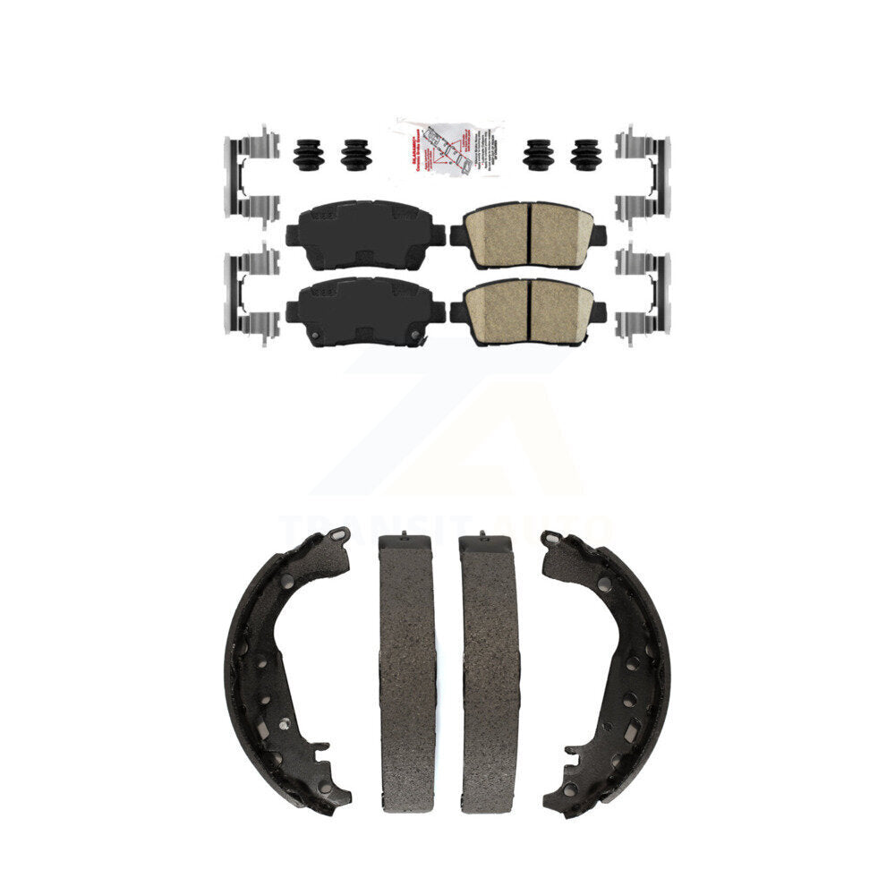 Transit Auto KNN-100199 Disc Brake Pad for 2009 Toyota Prius - Front and Rear