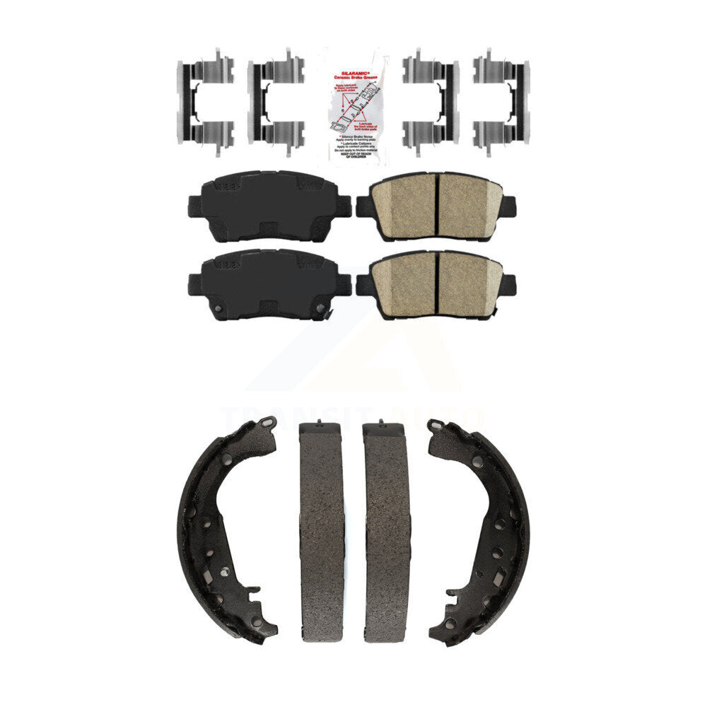 Transit Auto KNN-100200 Disc Brake Pad for 2009 Toyota Prius - Front and Rear