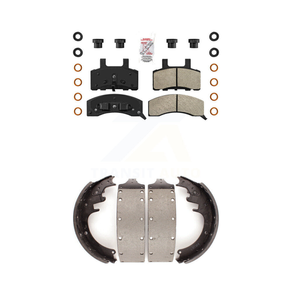 Transit Auto KNN-100203 Disc Brake Pad for 1988-2002 Chevrolet K3500, Chevrolet Express 3500 and More - Front and Rear