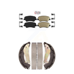 Transit Auto KNN-100207 Disc Brake Pad for 2012-2018 Kia Rio, Hyundai Accent - Front and Rear