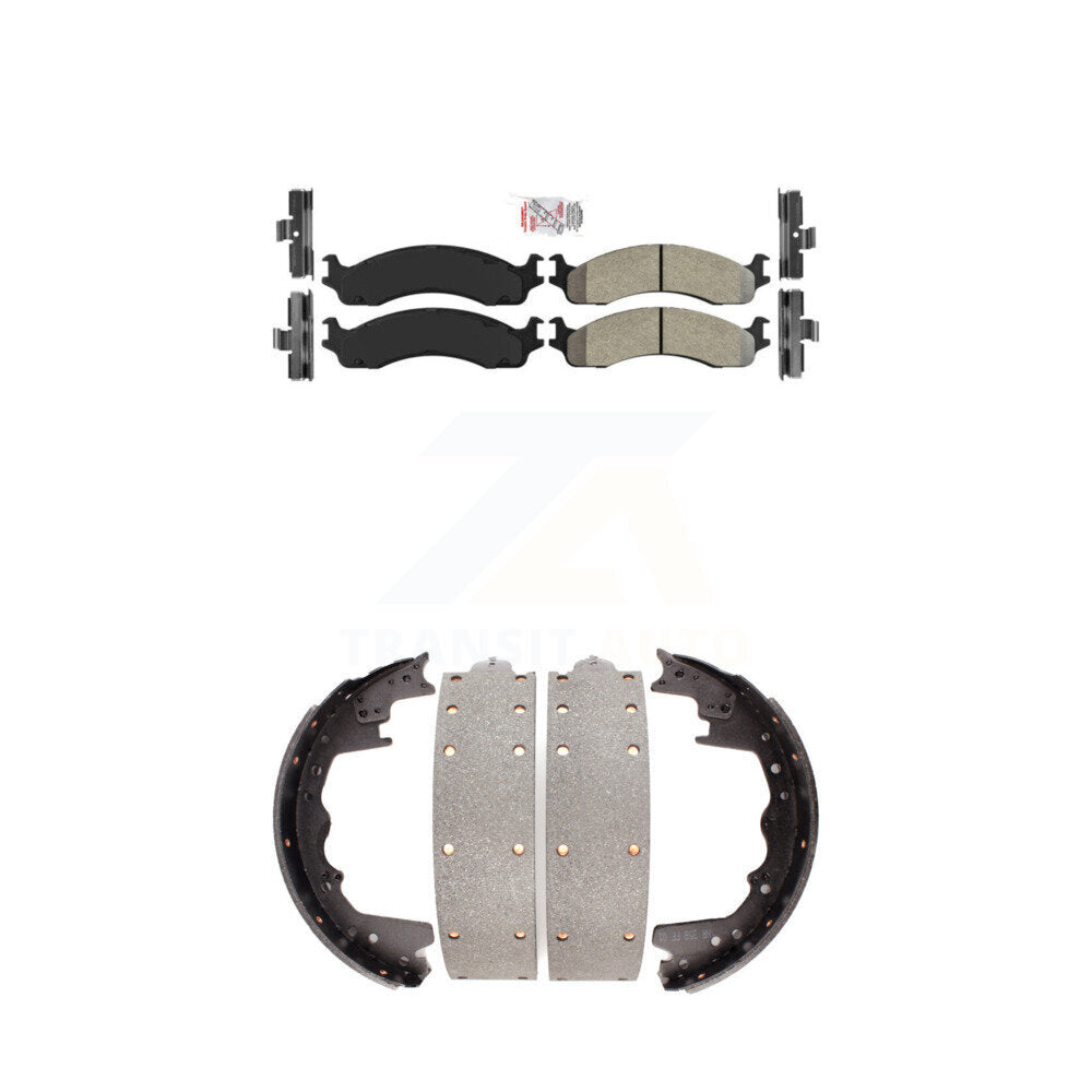 Transit Auto KNN-100231 Disc Brake Pad for 1995-2006 Ford E-350 Super Duty, Ford E-250 and More - Front and Rear