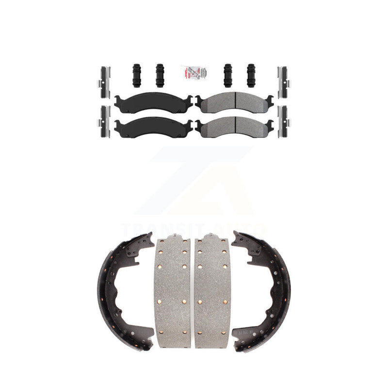 Transit Auto KNN-100232 Disc Brake Pad for 1995-2006 Ford E-350 Super Duty, Ford E-250 and More - Front and Rear