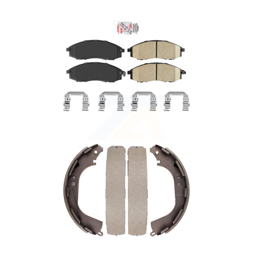 Transit Auto KNN-100238 Disc Brake Pad for 2000-2004 Nissan Frontier, Nissan Xterra - Front and Rear
