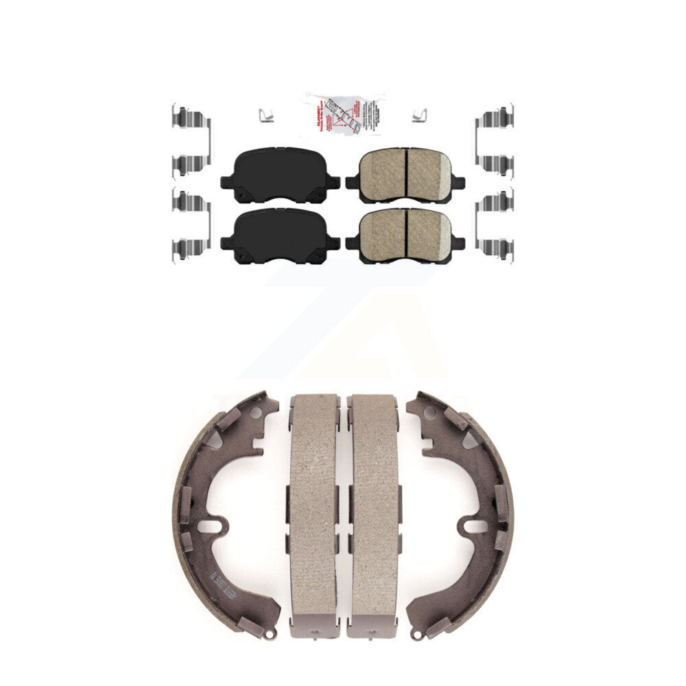 Transit Auto KNN-100239 Disc Brake Pad for 1998-2002 Chevrolet Prizm, Toyota Corolla - Front and Rear