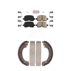 Transit Auto KNN-100241 Disc Brake Pad for 2002 Toyota Corolla - Front and Rear