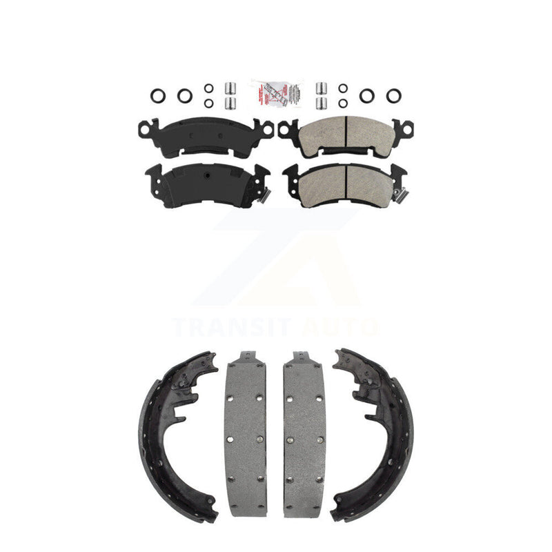 Transit Auto KNN-100246 Disc Brake Pad for 1980-1988 GMC V2500 Suburban, Chevrolet R20 and More - Front and Rear