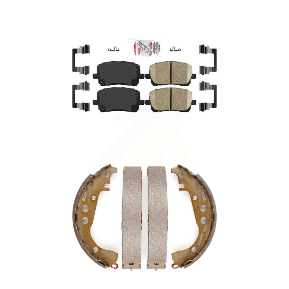 Transit Auto KNN-100252 Disc Brake Pad for 2003-2008 Toyota Corolla - Front and Rear