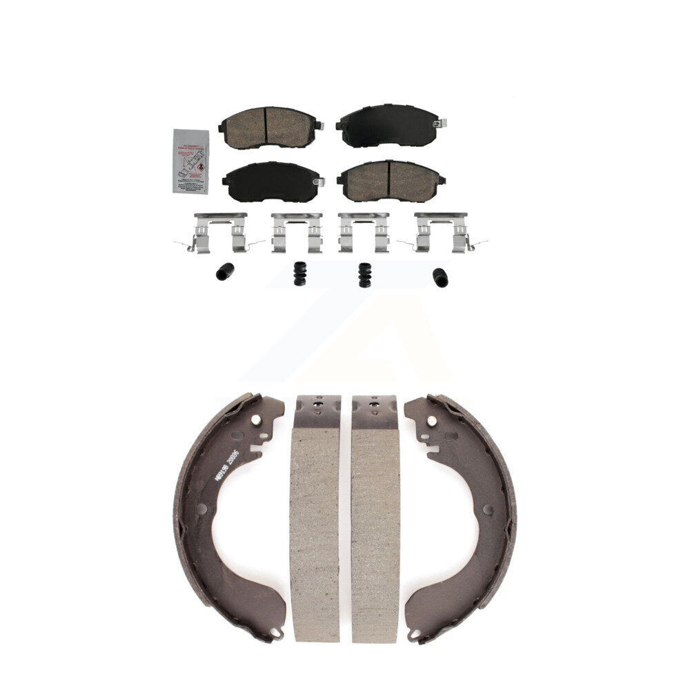 Transit Auto KNN-100258 Disc Brake Pad for 2007-2012 Nissan Versa - Front and Rear