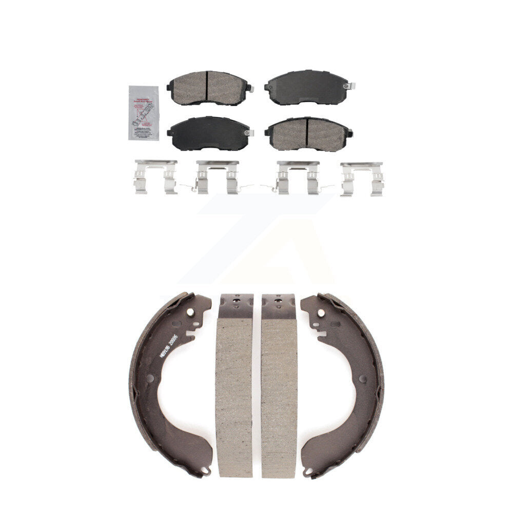 Transit Auto KNN-100259 Disc Brake Pad for 2007-2012 Nissan Versa - Front and Rear