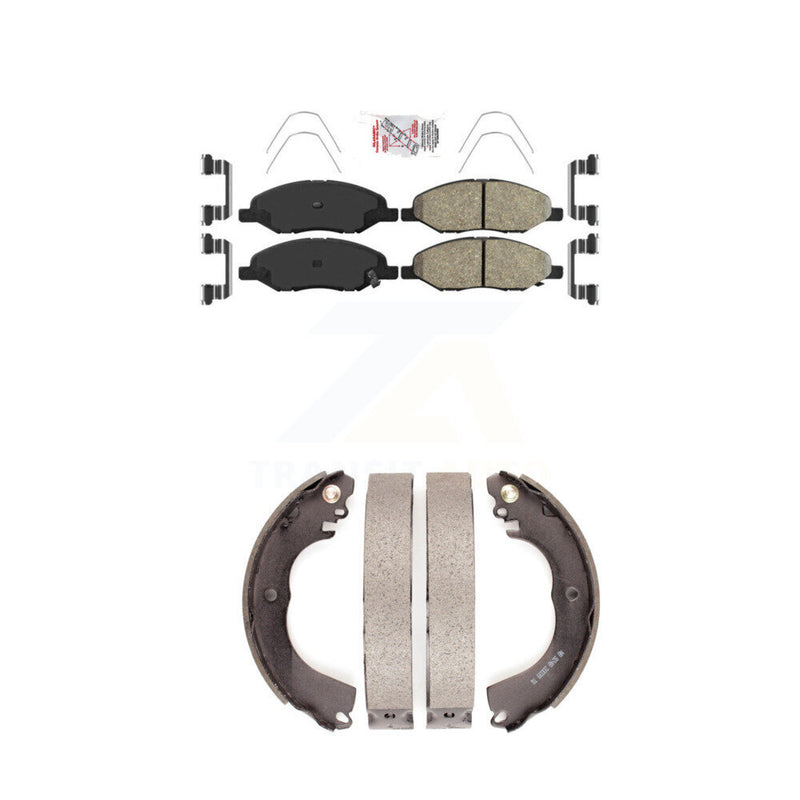 Transit Auto KNN-100264 Disc Brake Pad for 2009-2011 Nissan Versa - Front and Rear