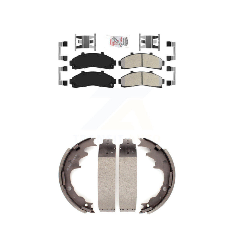 Transit Auto KNN-100265 Disc Brake Pad for 1995-2002 Mazda B2300, Mazda B2500 and More - Front and Rear