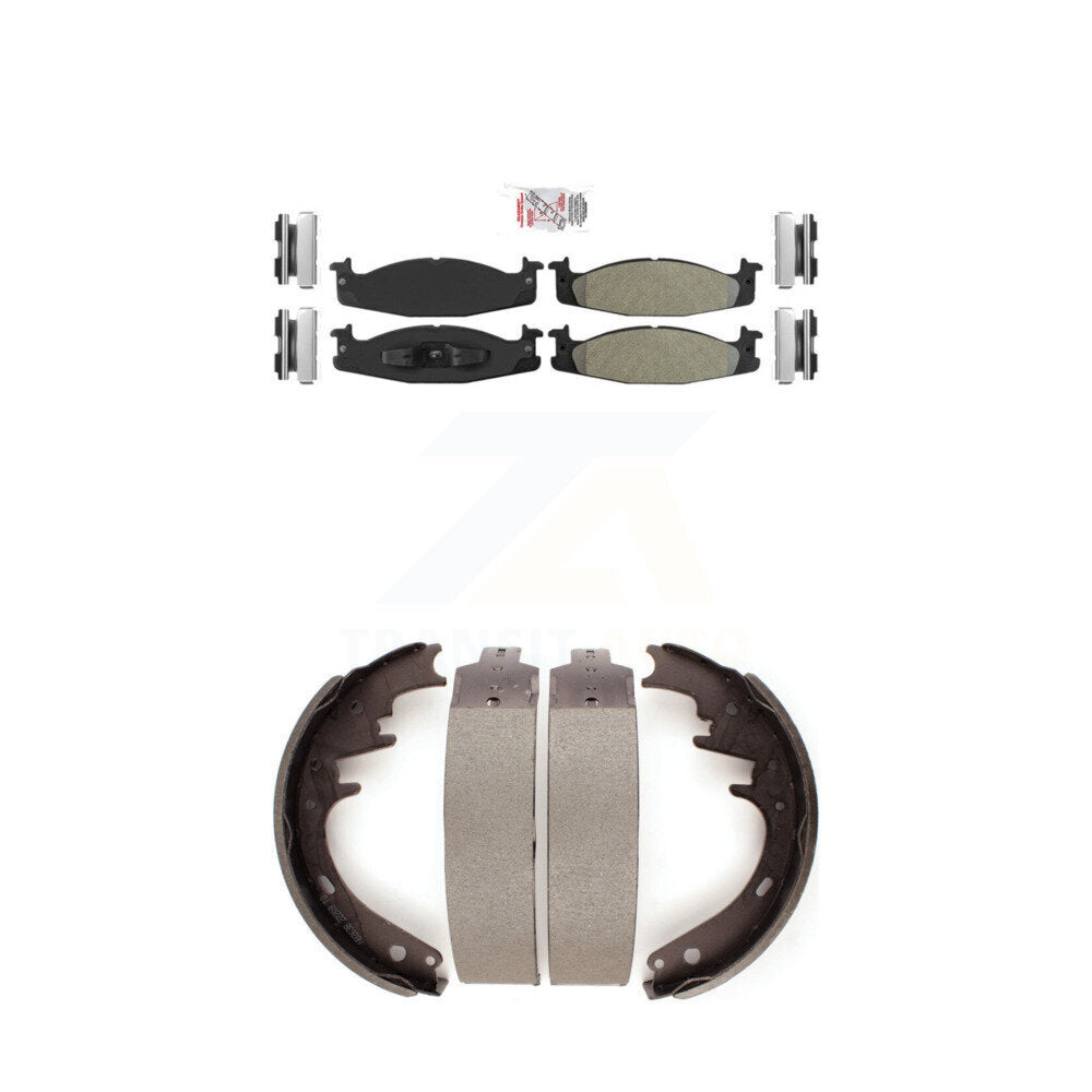 Transit Auto KNN-100267 Disc Brake Pad for 1994-1996 Ford Bronco, Ford E-150 Econoline and More - Front and Rear