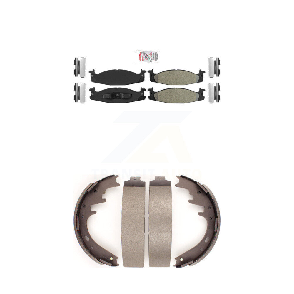 Transit Auto KNN-100268 Disc Brake Pad for 1997-2003 Ford E-150, Ford E-150 Club Wagon and More - Front and Rear