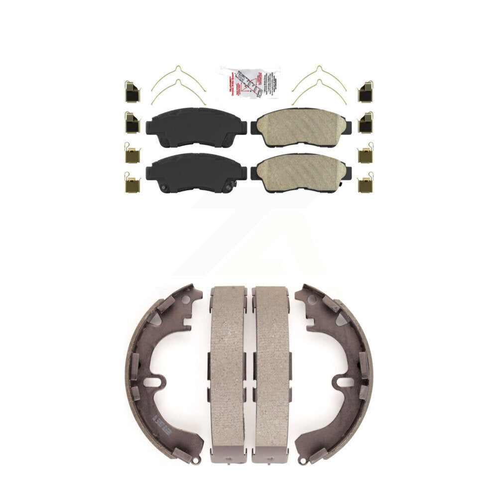 Transit Auto KNN-100274 Disc Brake Pad for 1993-1997 Geo Prizm, Toyota Corolla - Front and Rear