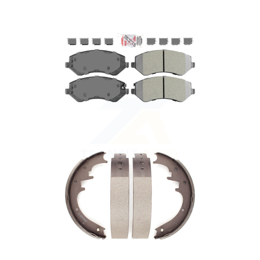 Transit Auto KNN-100277 Disc Brake Pad for 2002 Jeep Liberty - Front and Rear