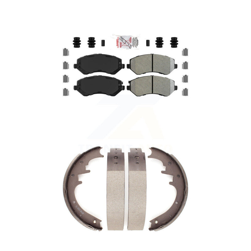 Transit Auto KNN-100278 Disc Brake Pad for 2002 Jeep Liberty - Front and Rear