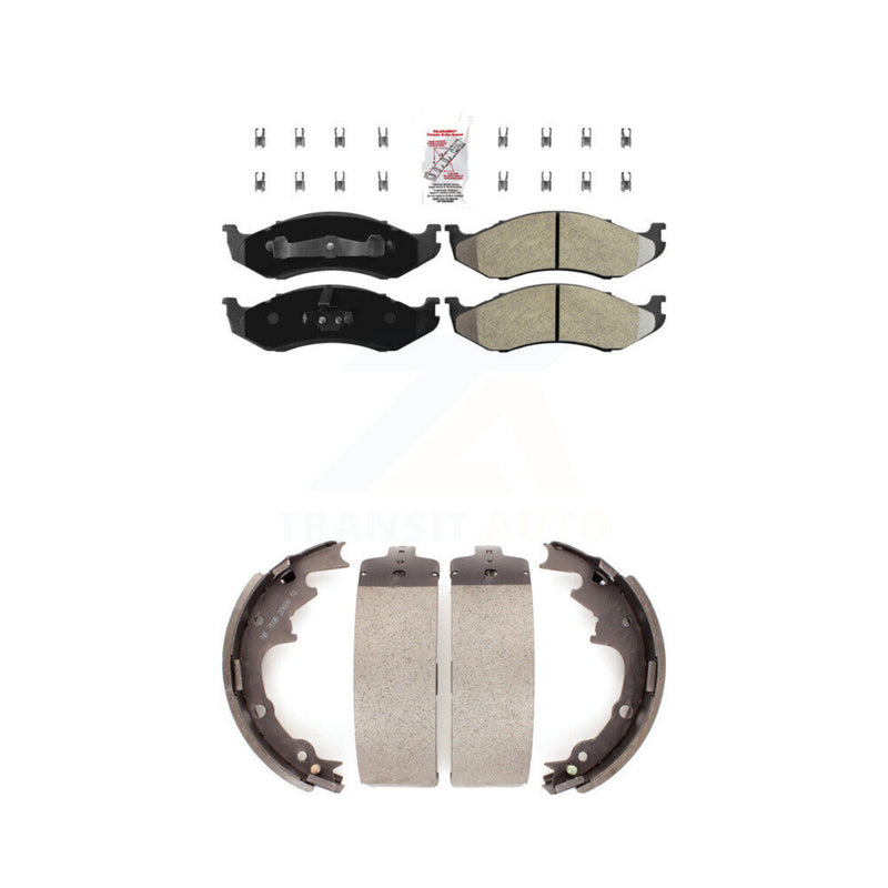 Transit Auto KNN-100282 Disc Brake Pad for 1997-2006 Jeep Cherokee, Jeep Wrangler, Jeep TJ - Front and Rear