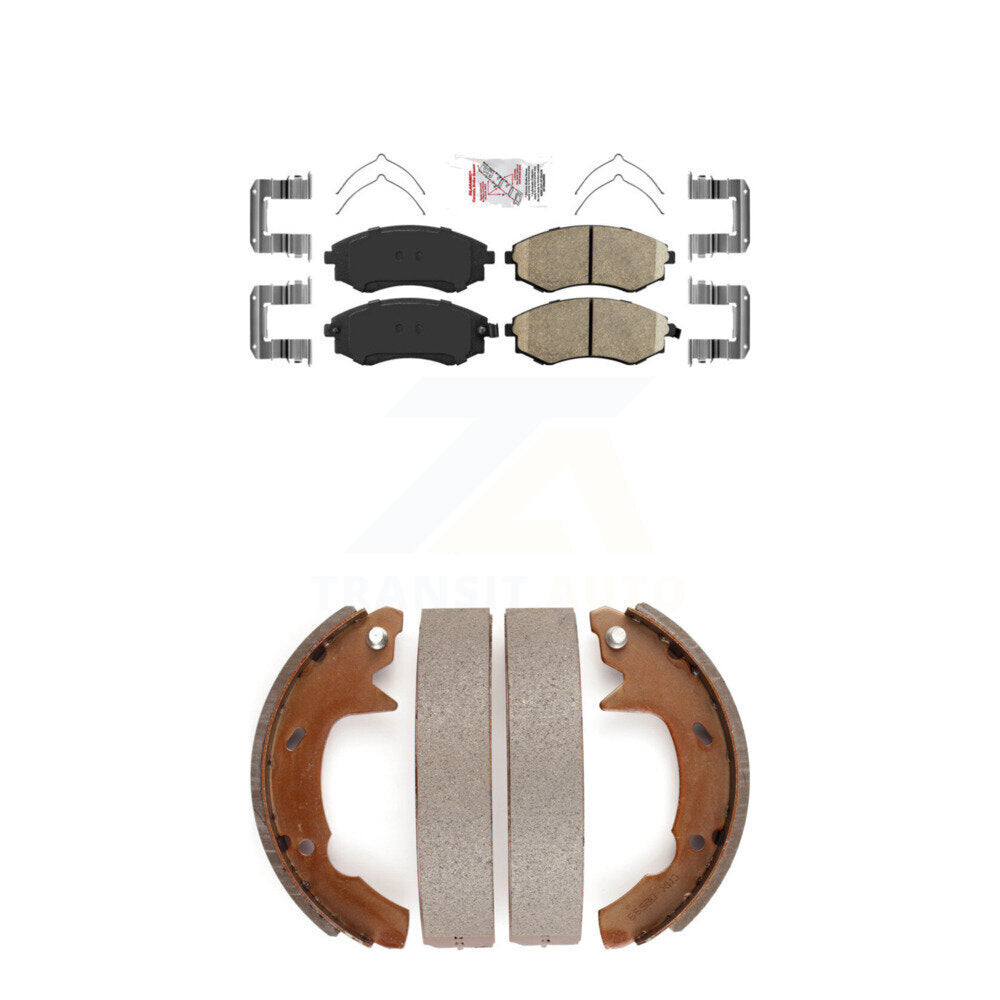 Transit Auto KNN-100295 Disc Brake Pad for 1991-1993 Hyundai Sonata - Front and Rear