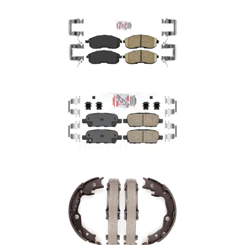 Transit Auto KNN-100298 Disc Brake Pad for 2007-2012 Nissan Sentra - Front and Rear