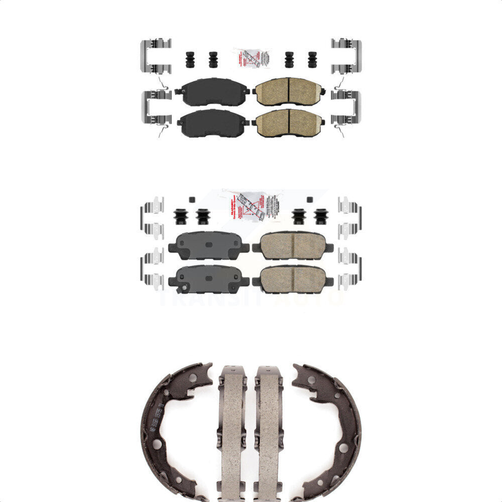 Transit Auto KNN-100299 Disc Brake Pad for 2007-2012 Nissan Sentra - Front and Rear
