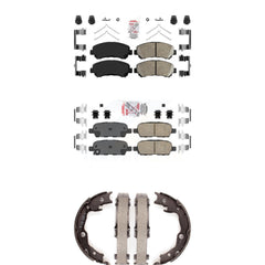 Transit Auto KNN-100300 Disc Brake Pad for 2007-2012 Nissan Sentra - Front and Rear