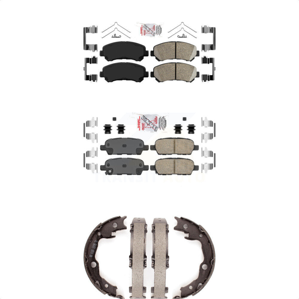 Transit Auto KNN-100301 Disc Brake Pad for 2007-2012 Nissan Sentra - Front and Rear