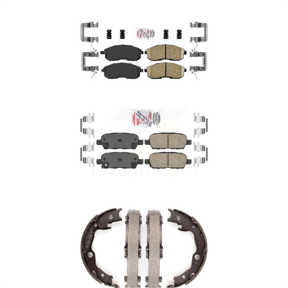 Transit Auto KNN-100303 Disc Brake Pad for 2007-2012 Nissan Sentra - Front and Rear