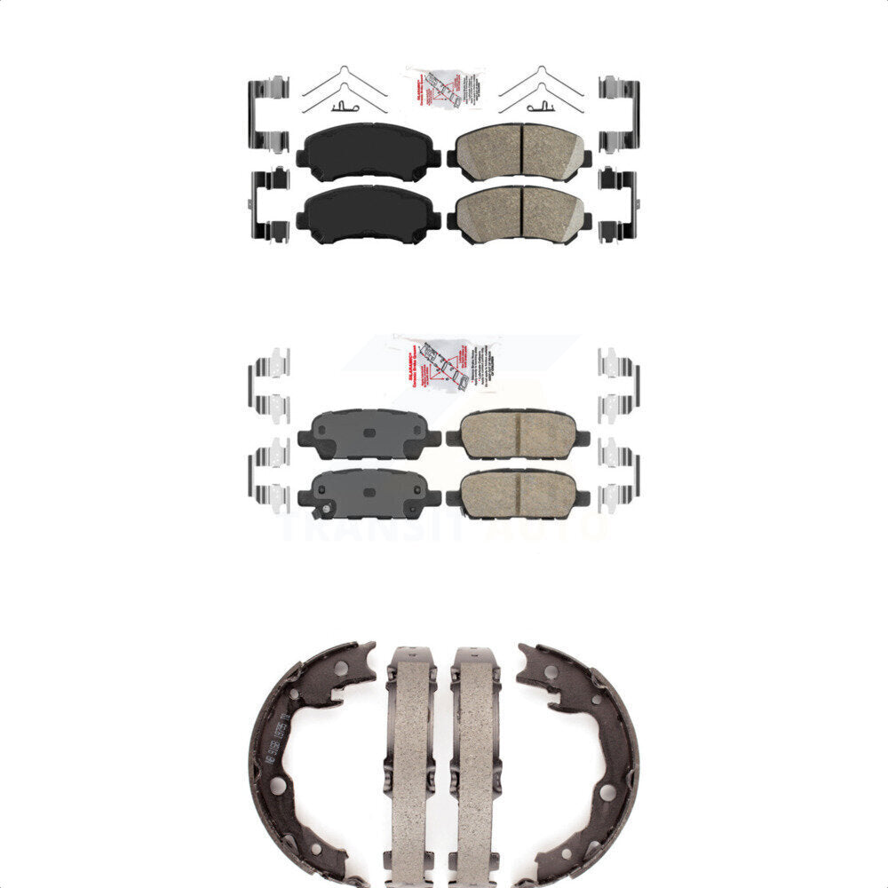 Transit Auto KNN-100305 Disc Brake Pad for 2007-2012 Nissan Sentra - Front and Rear