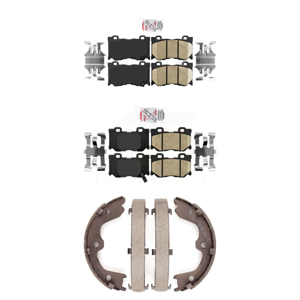 Transit Auto KNN-100308 Disc Brake Pad for 2008-2013 INFINITI G37 - Front and Rear
