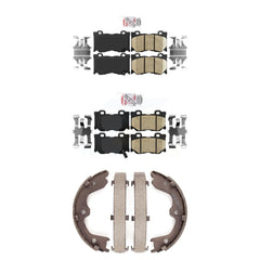 Transit Auto KNN-100308 Disc Brake Pad for 2008-2013 INFINITI G37 - Front and Rear