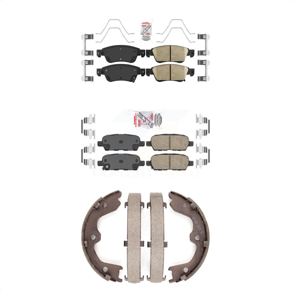 Transit Auto KNN-100309 Disc Brake Pad for 2007-2014 INFINITI Q60, INFINITI G37, INFINITI G35 - Front and Rear