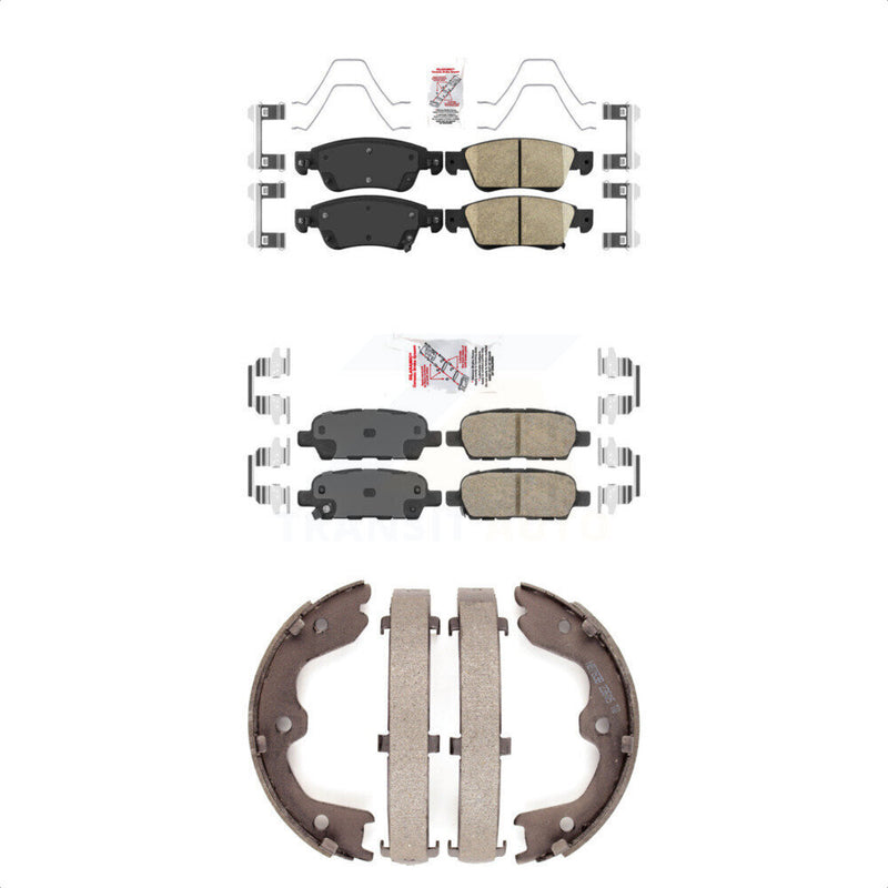 Transit Auto KNN-100309 Disc Brake Pad for 2007-2014 INFINITI Q60, INFINITI G37, INFINITI G35 - Front and Rear