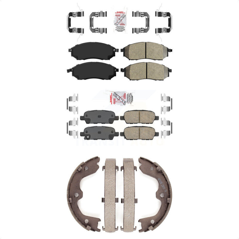 Transit Auto KNN-100310 Disc Brake Pad for 2007-2010 INFINITI M35, INFINITI M45 and More - Front and Rear