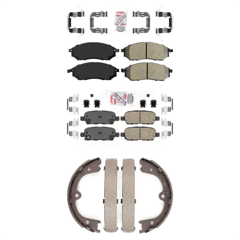 Transit Auto KNN-100311 Disc Brake Pad for 2009-2012 INFINITI FX35 - Front and Rear