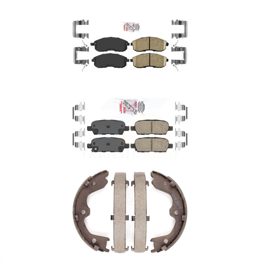 Transit Auto KNN-100315 Disc Brake Pad for 2007-2009 Nissan Altima - Front and Rear