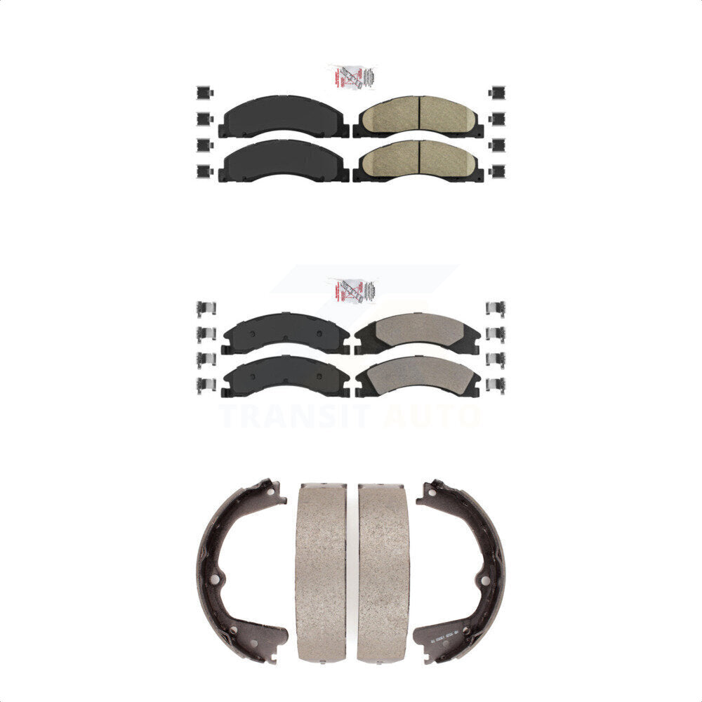 Transit Auto KNN-100320 Disc Brake Pad for 2008-2023 Ford E-350 Super Duty, Ford E-450 Super Duty and More - Front and Rear
