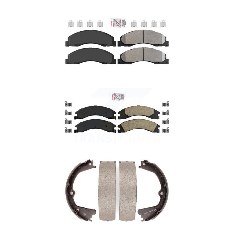 Transit Auto KNN-100325 Disc Brake Pad for 2008-2023 Ford E-350 Super Duty, Ford E-450 Super Duty and More - Front and Rear