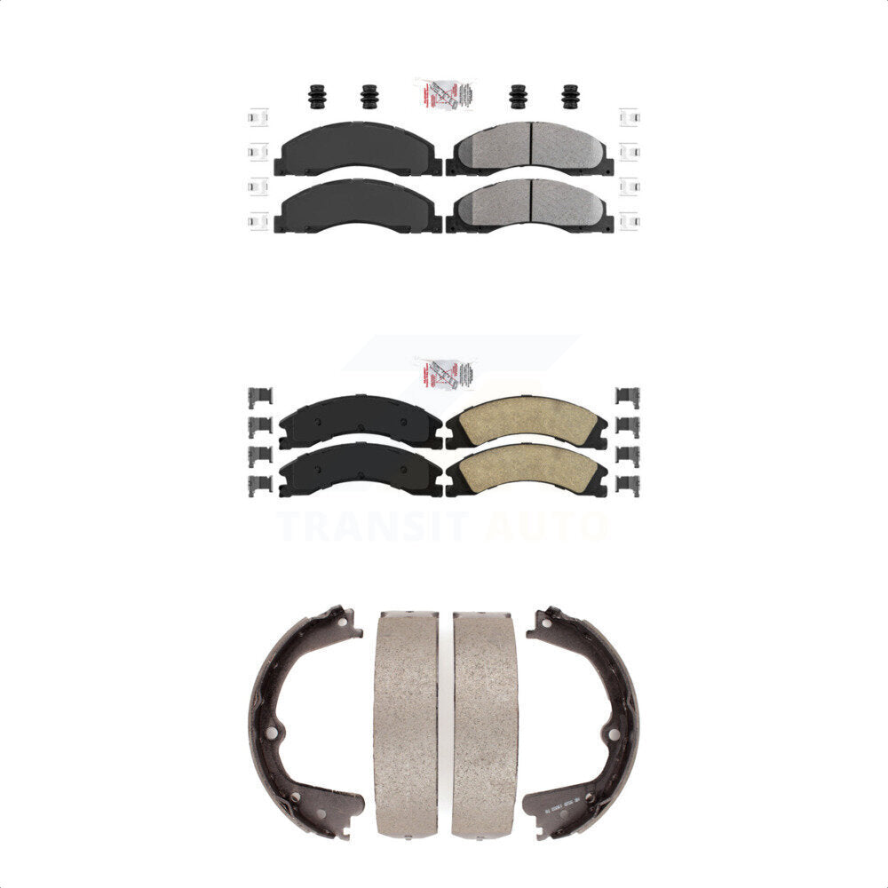 Transit Auto KNN-100327 Disc Brake Pad for 2008-2023 Ford E-450 Super Duty - Front and Rear