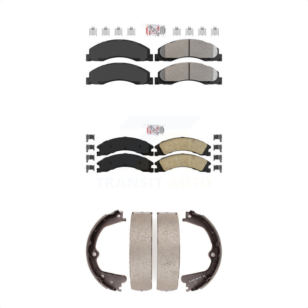Transit Auto KNN-100328 Disc Brake Pad for 2008-2023 Ford E-450 Super Duty - Front and Rear