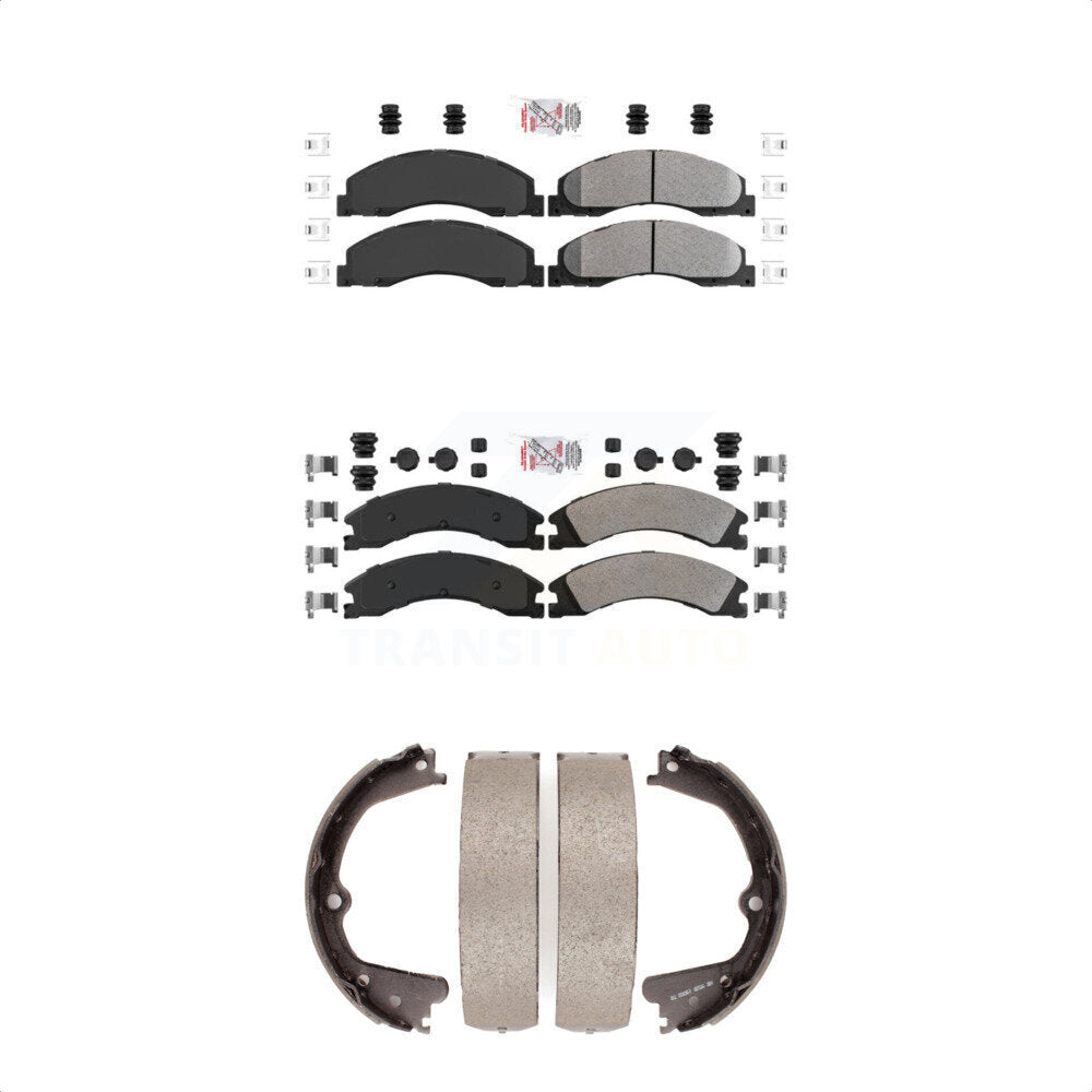 Transit Auto KNN-100330 Disc Brake Pad for 2008-2023 Ford E-450 Super Duty - Front and Rear