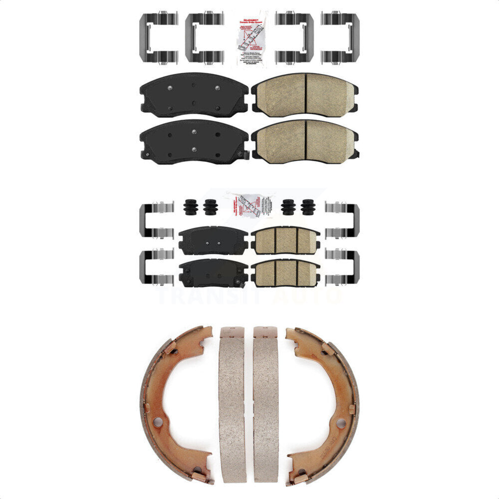 Transit Auto KNN-100332 Disc Brake Pad for 2007-2015 Chevrolet Captiva Sport, Saturn Vue and More - Front and Rear