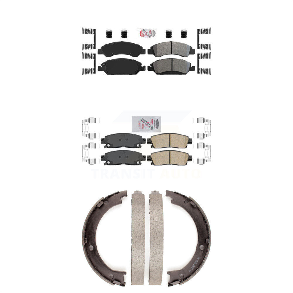 Transit Auto KNN-100344 Disc Brake Pad for 2014-2016 Cadillac XTS - Front and Rear